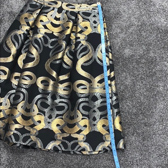 Ted Baker metallic snake print skirt - Picture 8 of 9